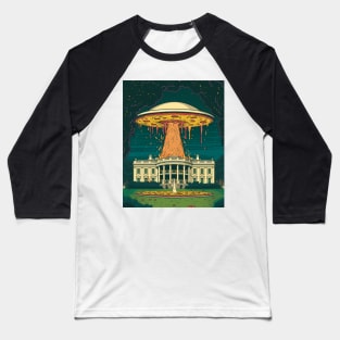 Unidentified Flying Pie Baseball T-Shirt